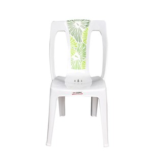 โต๊ะ เก้าอี้ เก้าอี้พลาสติก MODERN LOTUS สีขาว เฟอร์นิเจอร์นอกบ้าน สวน อุปกรณ์ตกแต่ง CHAIR SPRING MODERN LOTUS WHITE