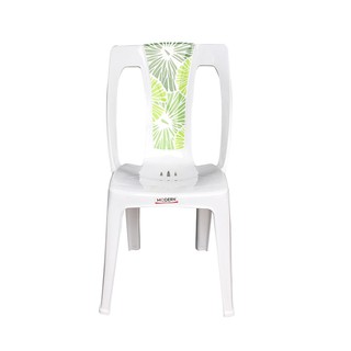 โต๊ะ เก้าอี้ เก้าอี้พลาสติก MODERN LOTUS สีขาว เฟอร์นิเจอร์นอกบ้าน สวน อุปกรณ์ตกแต่ง CHAIR SPRING MODERN LOTUS WHITE