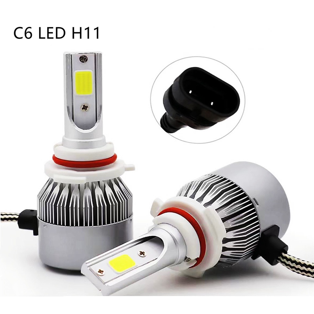 2pcs-c6-led-headlight-h11-h8-h9-h9006-9005-h3-car-headlight-led-bulb-ไฟหน้า