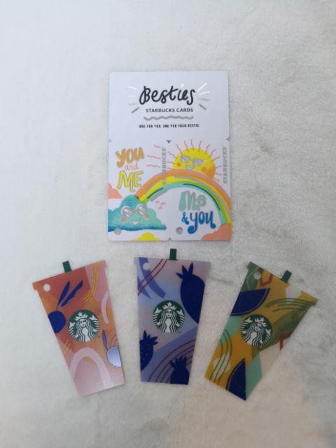 ภาพหน้าปกสินค้า2019 Starbucks card Thailand &​China "Besties" You and Me, Me and You. จากร้าน jomphonmee บน Shopee