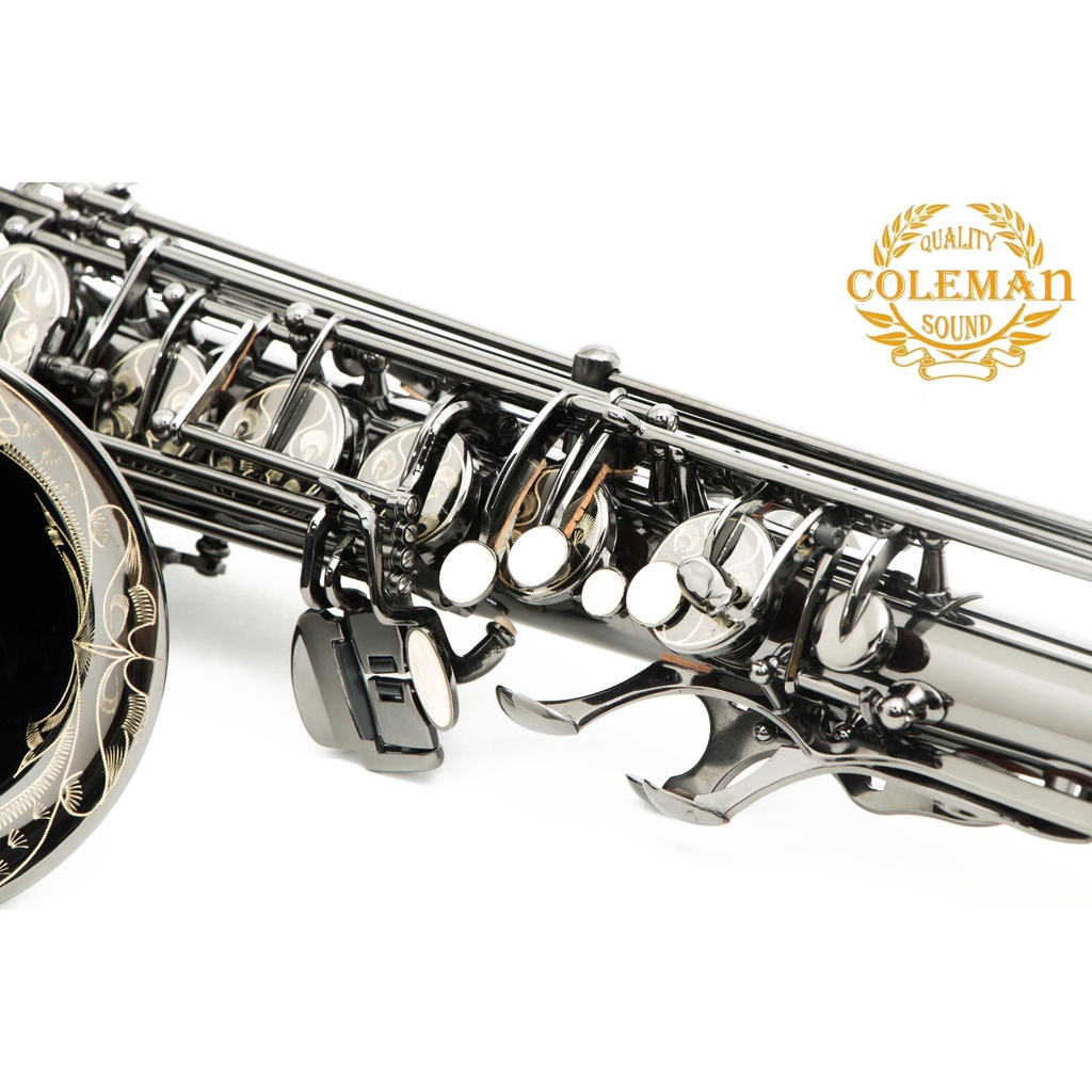 แซกโซโฟน-saxophone-tenor-coleman-clc-551t-black-nickel