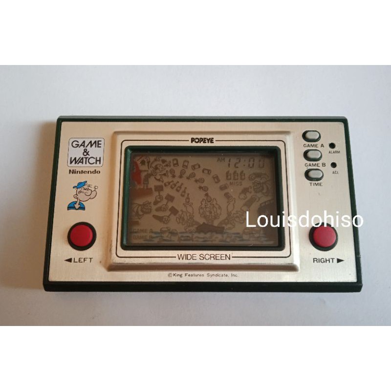 เกมกดของแท้มือสองสภาพดีเกมส์ป๊อปอาย Game & watch Popeye เกมกดป๊อปอาย ...
