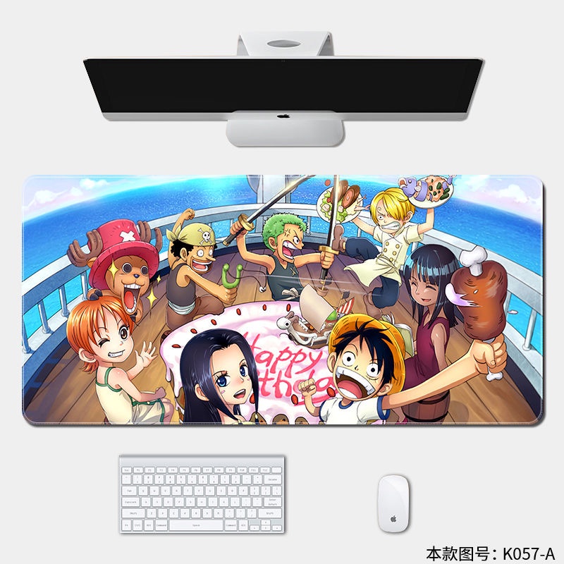 แผ่นรองเมาส์-ลายanime-แผ่นรองเมาส์เกมมิ่งกันลื่น-ลายการ์ตูน-ลายanime-one-piece-mouse-pad