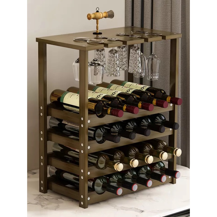 ภาพหน้าปกสินค้าตู้แช่ไวน์ขนาดเล็กสร้างสรรค์ และชั้นวางไวน์ ตู้เก็บขวดไวน์ตกแต่ง รุ่น ZB06292 จากร้าน nantanat42shop บน Shopee