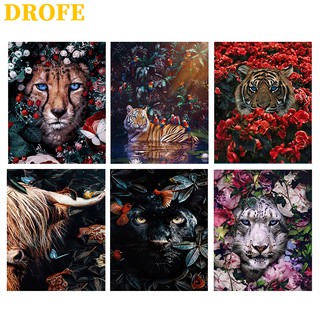 Drofe ( 40X50 ซม . ) ~ ภาพวาดระบายสีสําหรับตกแต่งบ้าน