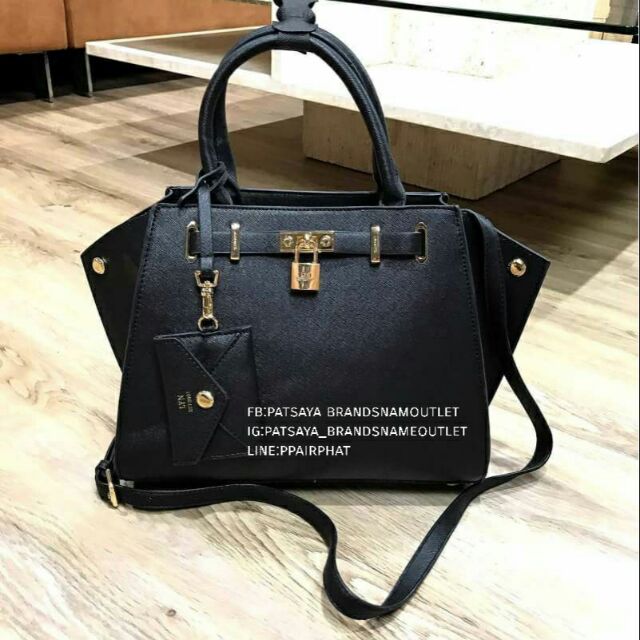 new-arrival-lyn-saffiano-hand-bagเเท้-กระเป๋าถือหรือสะพายหนัง-saffiano