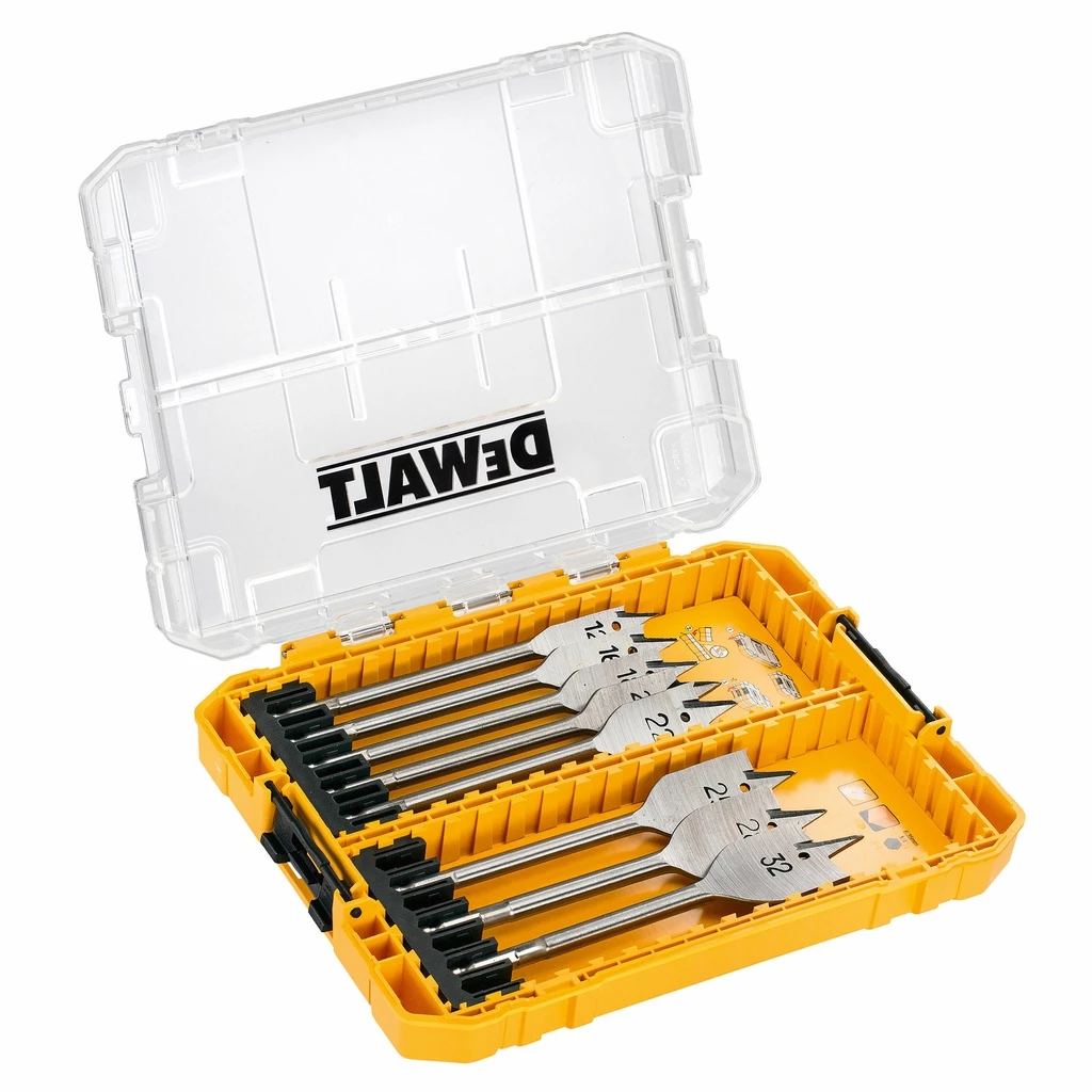 DEWALT ชุดดอกสว่านเจาะไม้ 8 ชิ้น รุ่น DT70750-QZ
