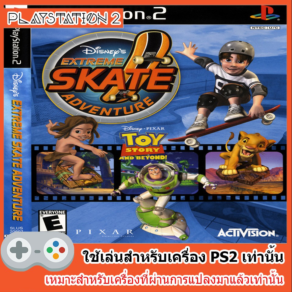 แผ่นเกมส์-ps2-disneys-extreme-skate-adventure-usa