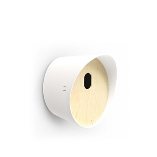 ANBW002 Bird house oval white (Size D 24 x H 23 cm) - บ้านนก Modern แบรนด์ Capi Europe