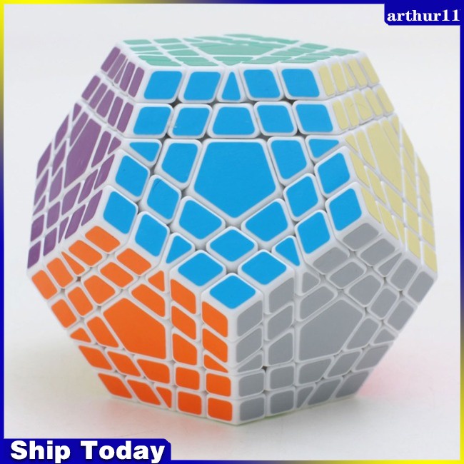 arthur-ลูกบาศก์ปริศนา-dodecahedron-5x5-gigaminx-tube-ห้าชั้น-ของเล่นฝึกสมอง