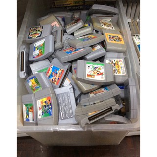 สินค้า เหมา ตลับเกมแท้ N64 จำนวน 9 ตลับ ภาษาญี่ปุ่น Zone 2 Japan มีหลายชุด คุ้มที่สุด