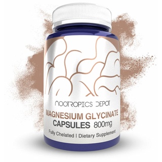 ภาพหน้าปกสินค้าMagnesium Glycinate Capsules | 800mg  -Nootropics- ที่เกี่ยวข้อง