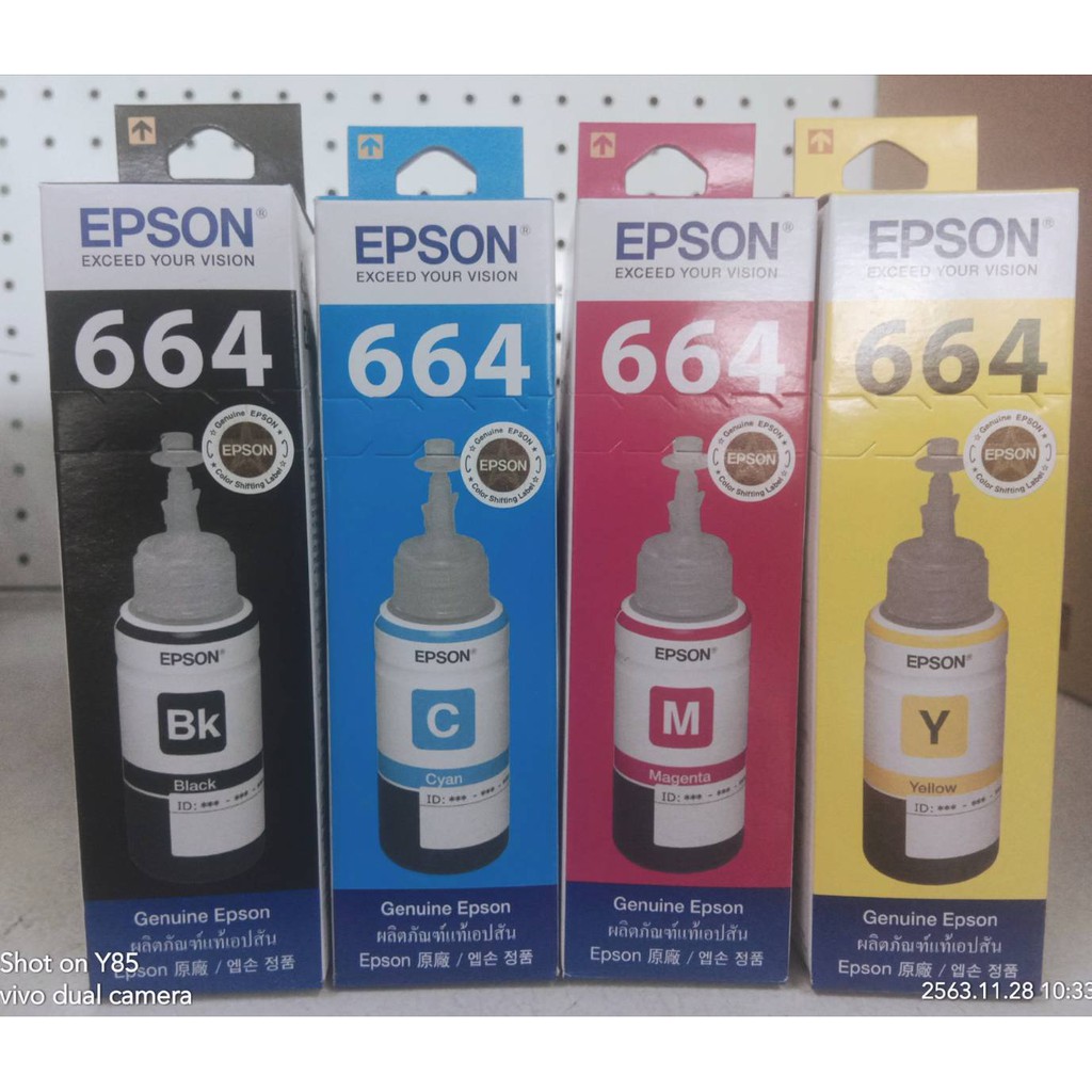 ink-cartridge-epson-664-for-epson-printer-l100-l110-l120-l200-l210-l300-l350-l355-l550-l1300-70-ml-ของแท้