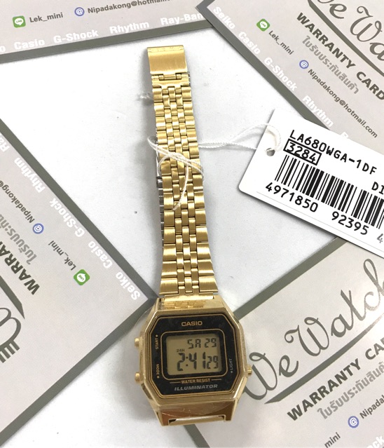 ภาพสินค้าCASIO % รุ่น LA680WEGL LA680WEL LA680WGA LA680WA นาฬิกาผู้หญิง DIGITAL พร้อมกล่องและรับประกัน 1 ปี LA680 จากร้าน wewatchs บน Shopee ภาพที่ 3