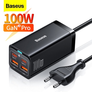 Baseus GaN ที่ชาร์จเร็ว 100W 65W 4.0 QC 3.0 PD USB C Type C USB สําหรับโทรศัพท์มือถือ แล็ปท็อป