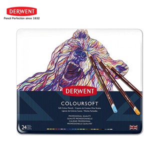 DERWENT สีไม้ Coloursoft 24-72 สี (Coloursoft 24 -72 colours)