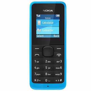 โทรศัพท์มือถือโนเกีย  ปุ่มกด NOKIA 105  (สีฟ้า) 3G/4G รุ่นใหม่ 2020