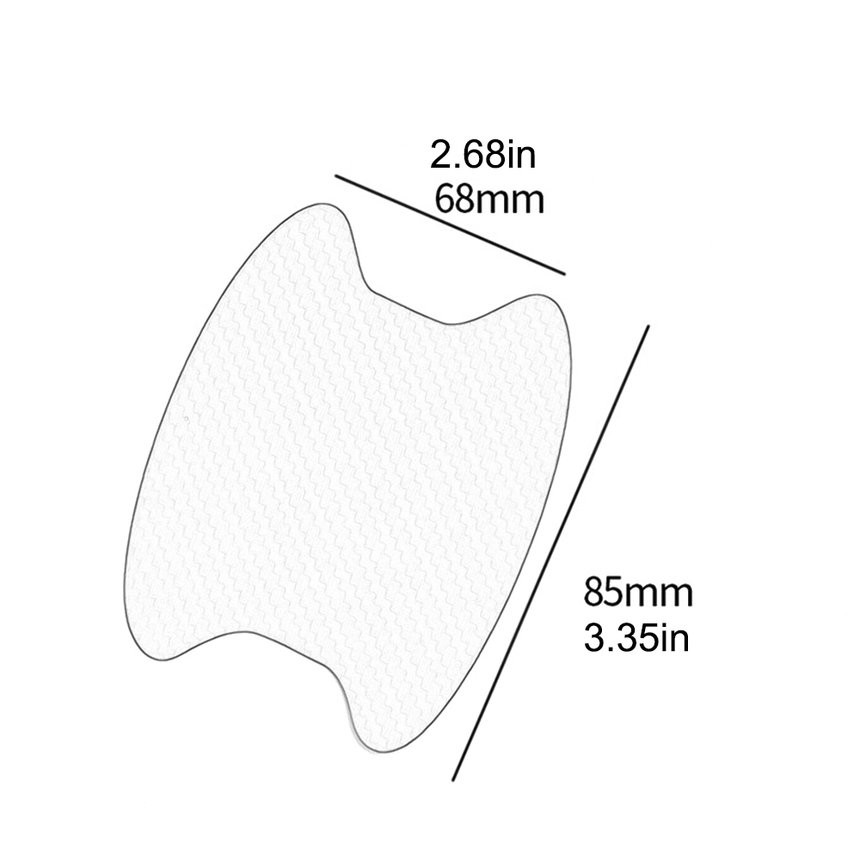 สติกเกอร์คาร์บอนไฟเบอร์-สำหรับติดมือจับประตูรถยนต์