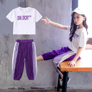 ภาพหน้าปกสินค้าชุดเด็ก เสื้อยืด DM.DCR + กางเกงฮาเร็ม 7 ส่วน *กางเกงม่วง* (3ข/4ข/5ข/6ข/7ข/8ข) ซึ่งคุณอาจชอบสินค้านี้