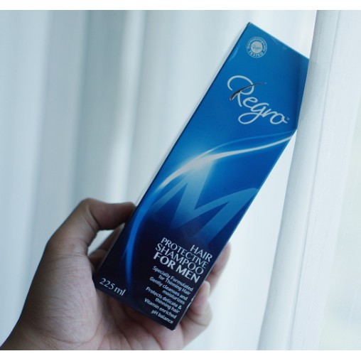 แพ็คคู่-สุดคุ้ม-regro-hair-protective-shampoo-formen-แชมพูป้องกันผมร่วง-สำหรับสุภาพบุรุษ-225ml