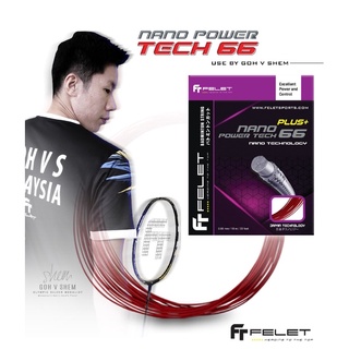 Felet Nano Power Tech 66 Plus สายแบดมินตัน โดย FLEET