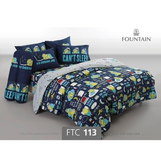 FTC113: ผ้าปูที่นอน ลาย Minion/Fountain