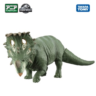 ภาพขนาดย่อของภาพหน้าปกสินค้าTakara Tomy Ania อาเนีย โมเดลสัตว์ Ania Jurassic World Sinoceratops จากร้าน kctoy_officialstore บน Shopee