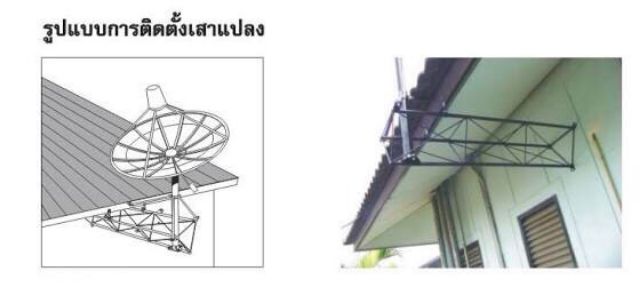 เสาทาวเวอร์ยื่นออกผนังสำหรับจานดาวเทียม-ยาว-1-5-เมตร