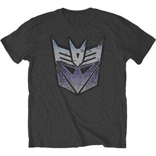เสื้อยืด ผ้าฝ้าย พิมพ์ลาย Transformers Decepticon สไตล์วินเทจ คลาสสิก สําหรับผู้ชาย UI321T29910