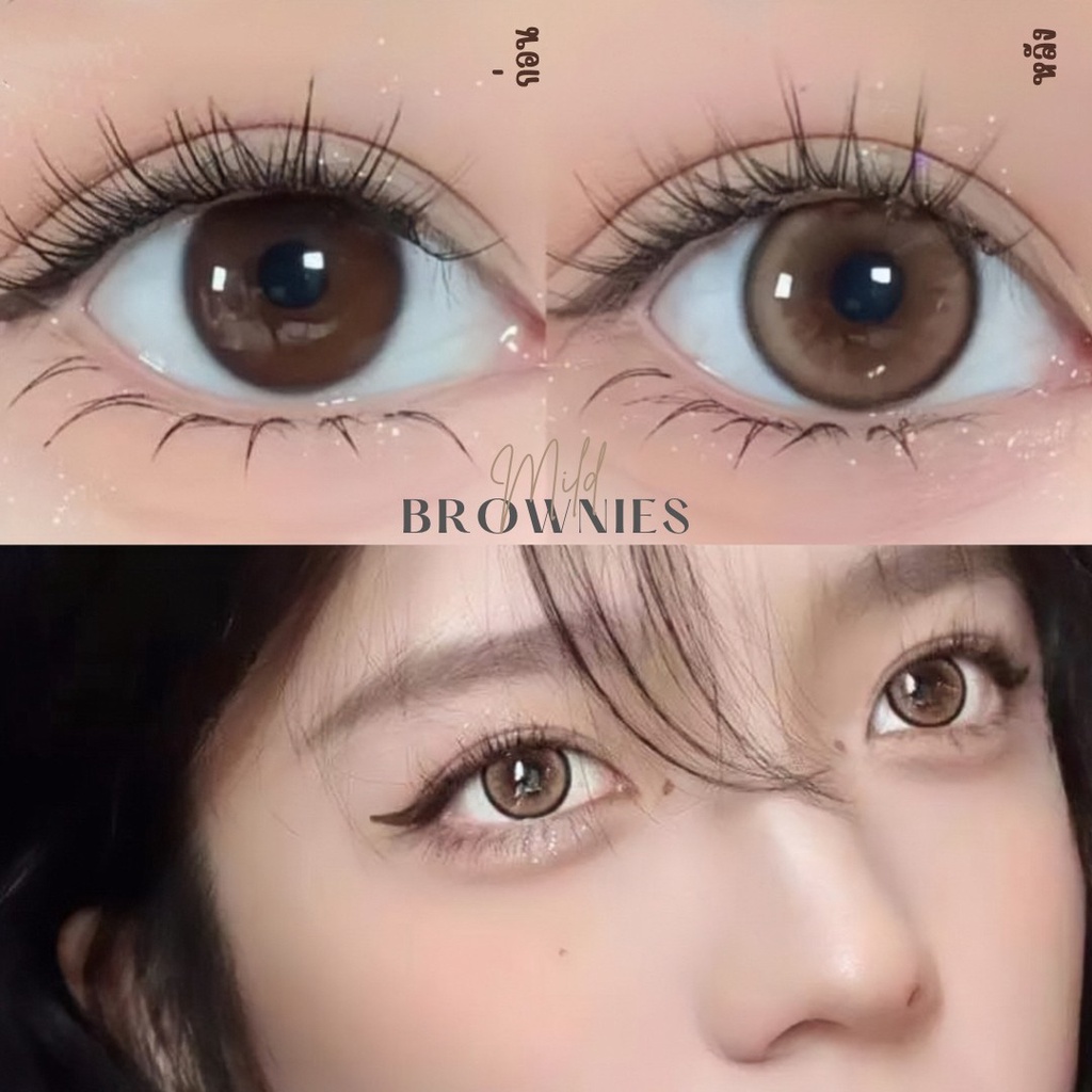 สี-brownies-รุ่นmild-softlens-คอนเเทคเลนส์รายปี-วัสดุmpc-ค่าอมน้ำ48