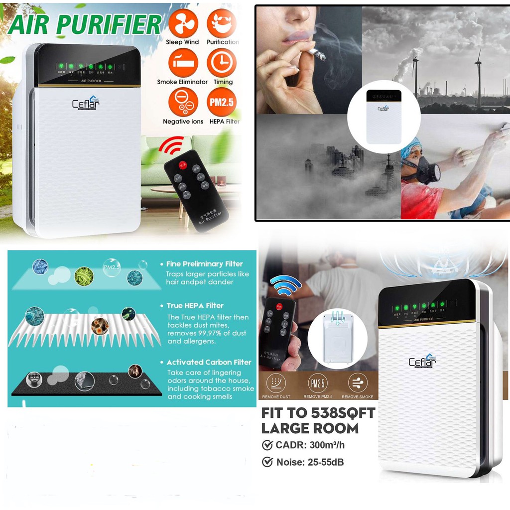 ceflar-เครื่องฟอกอากาศ-air-purifier-รุ่น-cap-02-แผ่นกรอง-3-ชั้น-กำจัดกลิ่น-กรองฝุ่น-ควัน-pm2-5