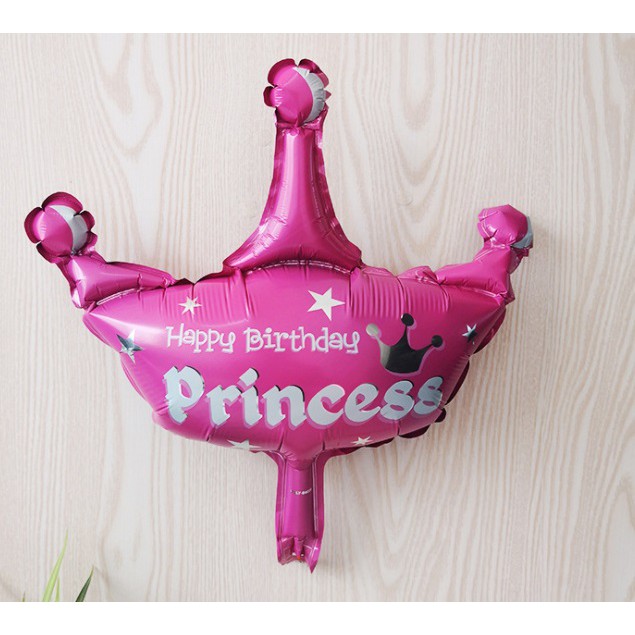 ลูกโป่งวันเกิด-mini-birthday-princess-crown-balloon-ขนาด-12นิ้ว