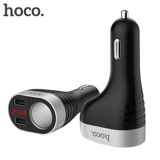 Hoco Z29 อะแดปเตอร์ที่ชาร์จโทรศัพท์มือถือ แท็บเล็ต USB คู่ 3.1A ชาร์จเร็ว สําหรับรถยนต์