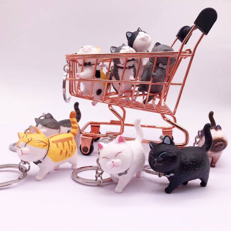 ภาพหน้าปกสินค้าพวงกุญแจแมวอ้วน แมวอ้วน โมเดล โมเดลแมว แมว ตุ๊กตาแมว ของเล่น พวงกุญแจ DC6 จากร้าน pomns13 บน Shopee