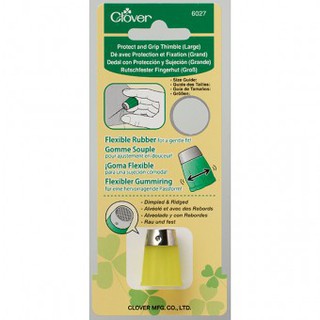 Clover ปลอกนิ้วยางหัวเหล็ก ไซส์ L Protect and Grip Thimbles L CK6027