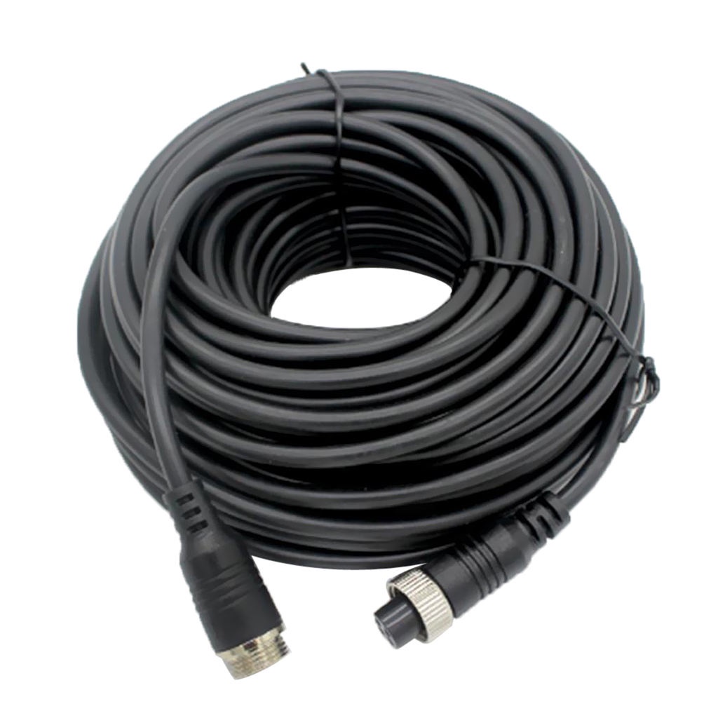 สายเคเบิ้ล-4pin-สําหรับกล้องมองหลังรถบัสรถบรรทุก-20m