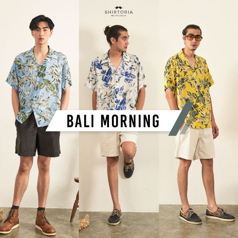 ภาพหน้าปกสินค้าShirtoria Hawaii-Bali morning เสื้อเชิ้ตแขนสั้นฮาวาย Nolron จากร้าน shirtoria.official บน Shopee
