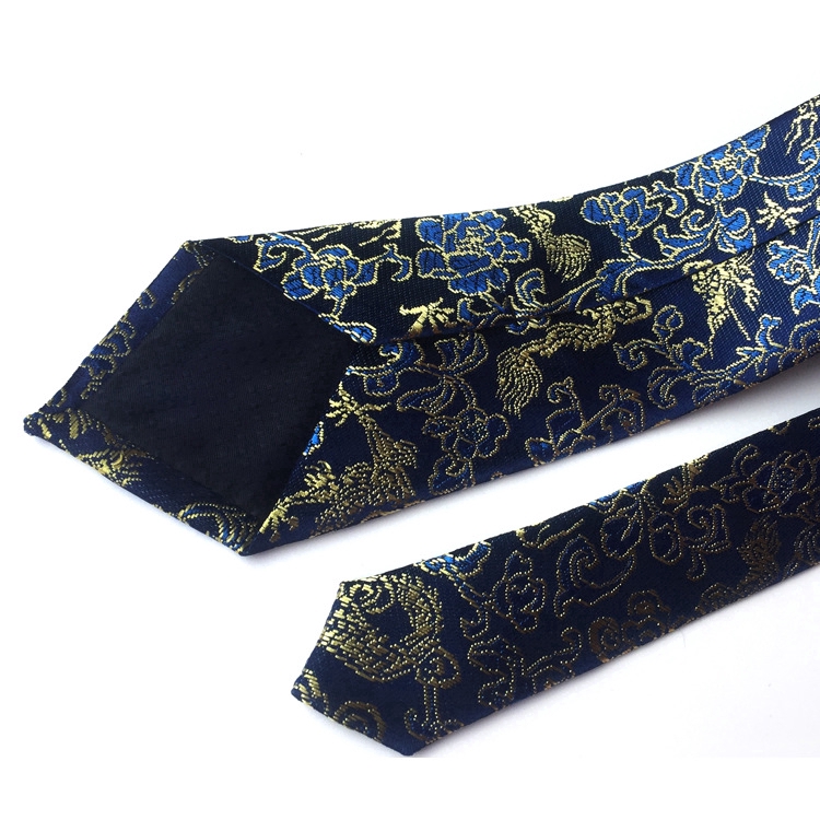 8cm-mens-yunjin-fabric-gold-red-blue-chinese-dragon-wedding-neck-tie-groom-ties