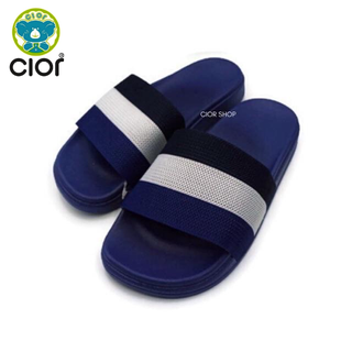 สินค้า Cior.shop รองเท้าแตะผู้หญิงสไตล์มินิมอลอัพเปอร์ผ้าถัก รุ่นCO551