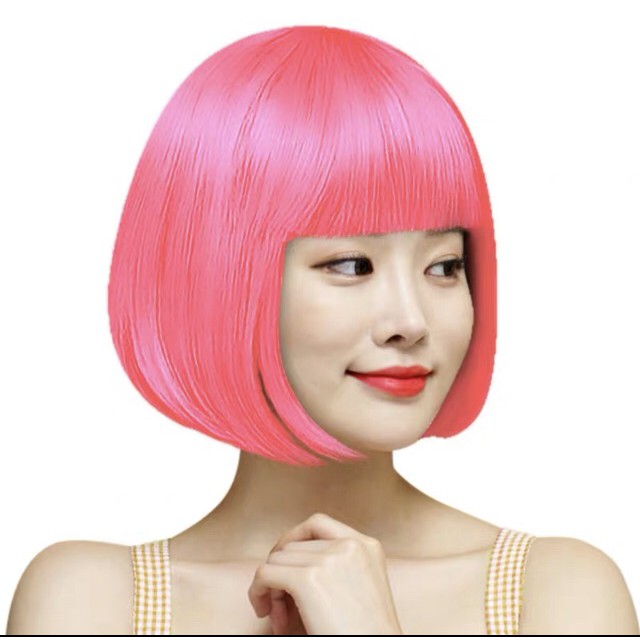 วิกผม-วิกผมบ๊อบสี-วิกผมบ็อบแฟนซี-วิกผมสีสัน-แบบราดาถูก-ส่งในไทย-พร้อมส่ง