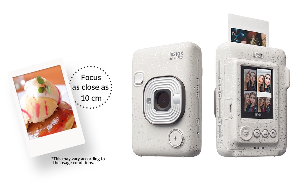 มุมมองเพิ่มเติมของสินค้า Instax Mini LiPlay กล้องอินสแตนท์ รูปแบบฟิล์มมินิ  (ฟิล์มจำหน่ายแยก)