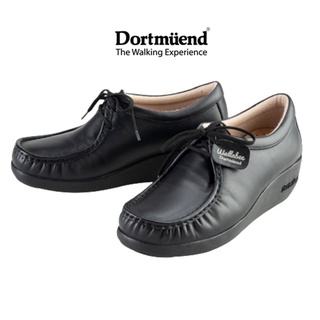 Dortmuend ProSeries Wallabee JS908 007-000 Black รองเท้าสุขภาพ สำหรับผู้ที่ยืน-เดินนาน