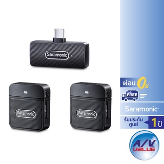 Saramonic Blink100 B6 (TX+TX+RXUC) - Ultracompact 2.4GHz Dual-Channel Wireless Microphone System ** ผ่อน 0% **