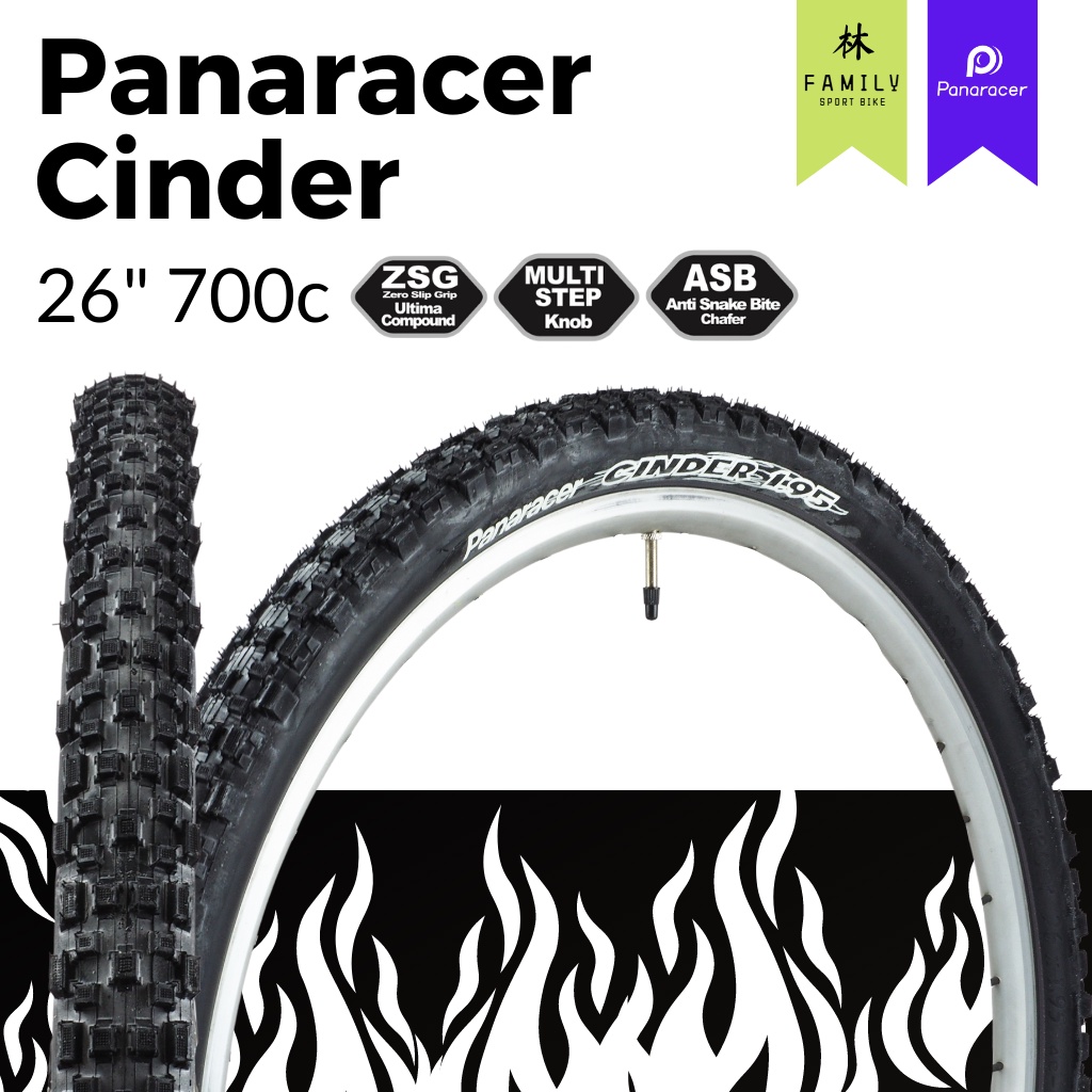 ยางนอกจักรยานเสือภูเขา-panaracer-cinder-made-in-japan-26-700c