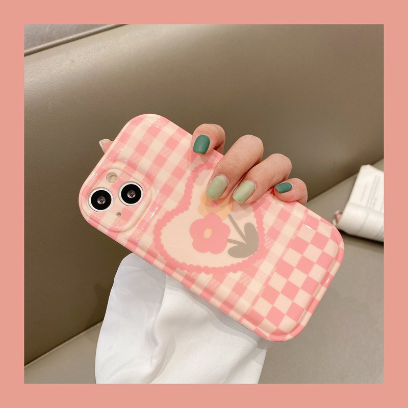 เคส-สำหรับ-ไอโฟน-เคสซิลิโคน-เคสซิลิโคน-13-promax-เคสนิ่ม-เนื้อซิลิโคน-สำหรับ-iphone-11-12-ดอกไม้คู่ตาราง-tpu-s1218