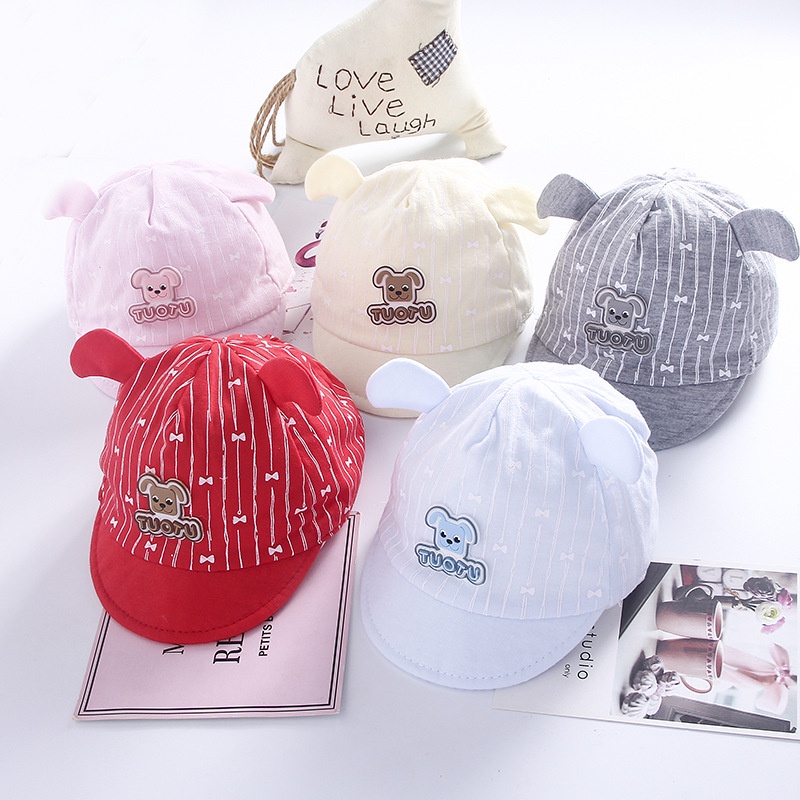 ภาพสินค้าพร้อมส่ง   หมวกเด็กอ่อน หมวกเด็กเล็กน่ารักๆ สำหรับเด็ก 0-6 เดือน M1 จากร้าน luckybaby_hua บน Shopee ภาพที่ 7