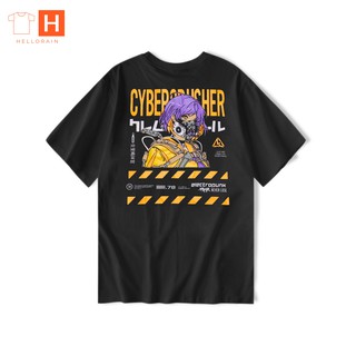 Kaos Distro Pria Wanita CYBERCRUISHER Cyberpunk Urban T-shirt Limitted edition