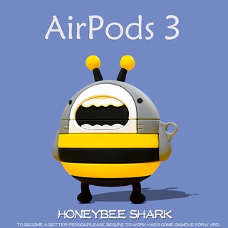 เคสหูฟังซิลิโคน ลายฉลาม ผึ้ง สําหรับ Airpods 3gen Airpods 3 Airpods 2021 Airpods 3 Airpods Pro Airpods 2gen