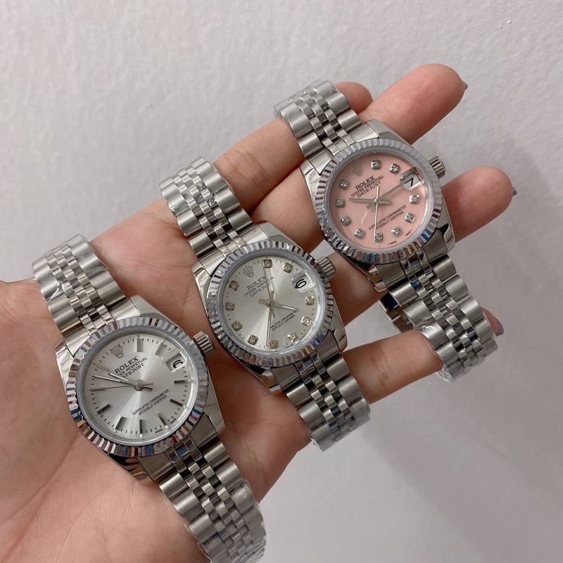 นาฬิกาข้อมือผู้หญิงแบรนด์เนม-size-31mm-ระบบออโต้-automatic