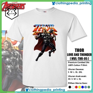 เสื้อยืด พิมพ์ลายซุปเปอร์ฮีโร่ Thor Love and Thunder Avengers สําหรับผู้ชาย